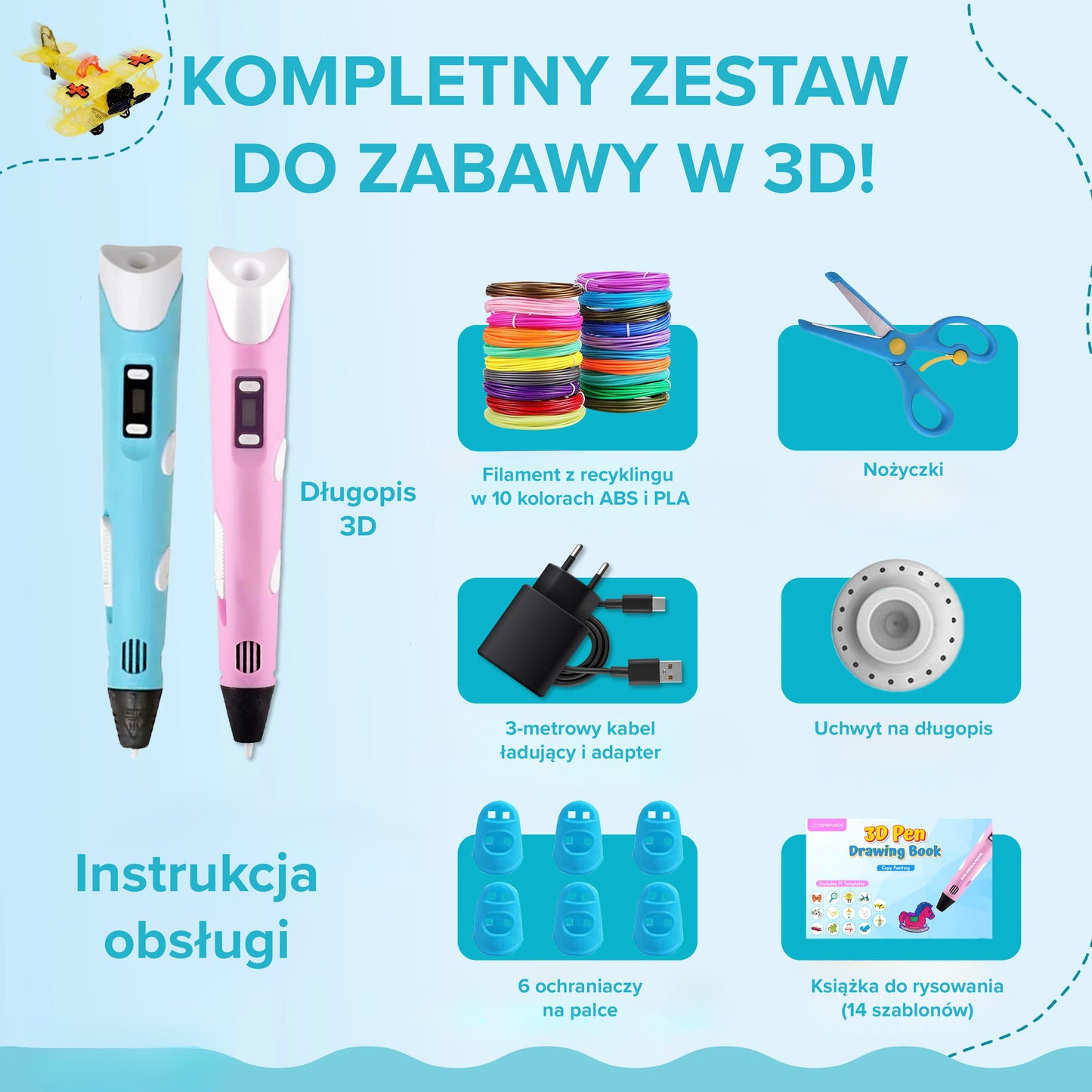 Długopis Klej 3D Respark